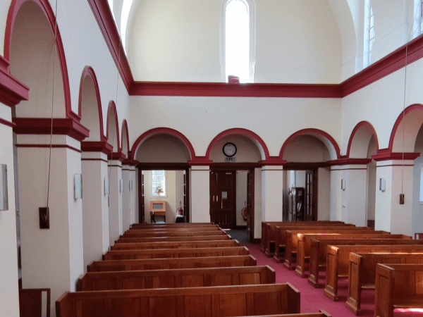 Inside chapel