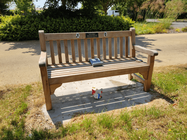 priory memorial bench